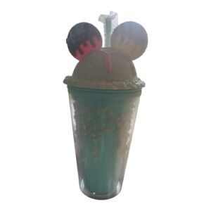 Colorful Mickey Mouse Tumbler with Straw